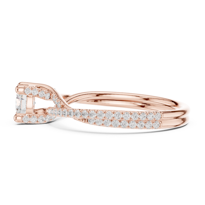 Ladies Ring LR-0346@7 - Rose Gold - Image