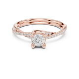 Ladies Ring LR-0346@7 - Rose Gold - Image