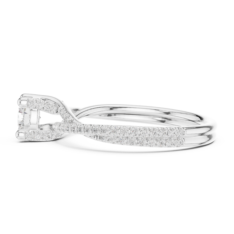 Ladies Ring LR-0346@7 - White Gold - Image