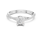 Ladies Ring LR-0346@7 - White Gold - Image