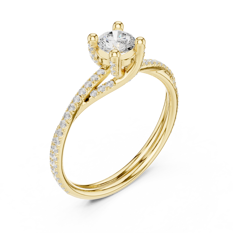 Ladies Ring LR-0346@7 - Yellow Gold - Image