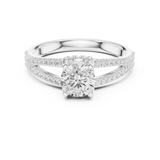 Ladies Ring LR-0347@7 - White Gold - Image