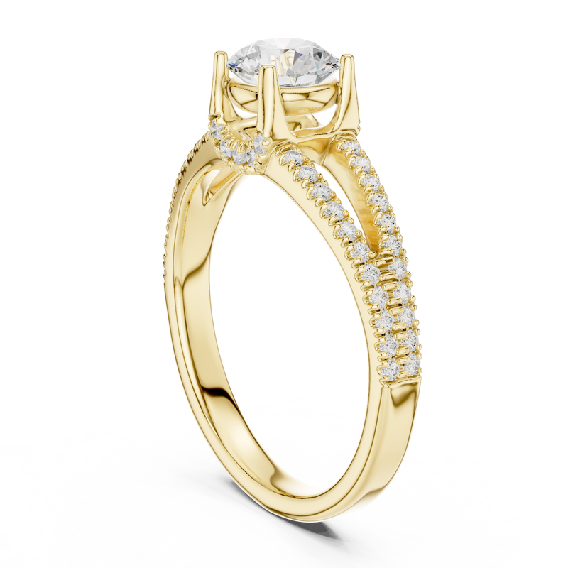 Ladies Ring LR-0347@7 - Yellow Gold - Image