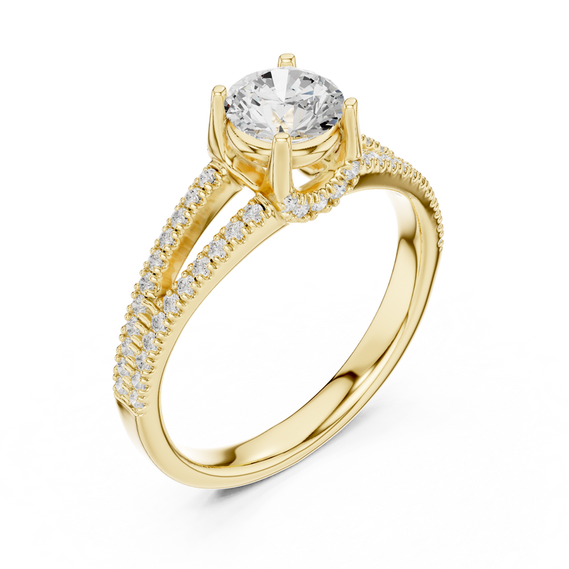 Ladies Ring LR-0347@7 - Yellow Gold - Image
