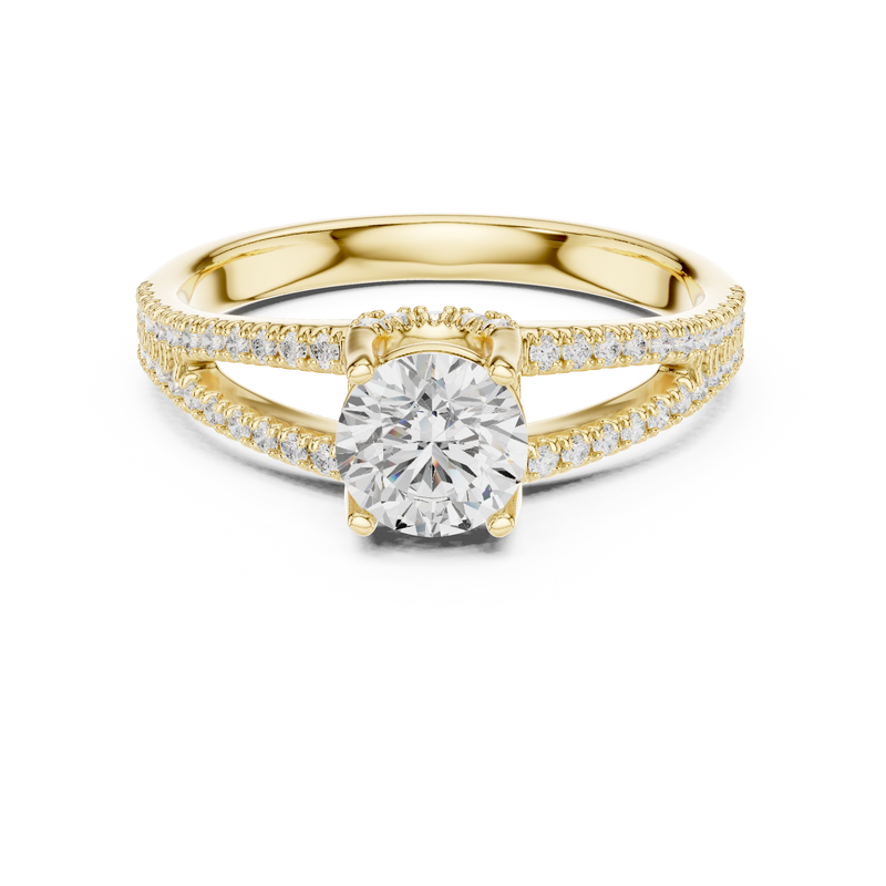 Ladies Ring LR-0347@7 - Yellow Gold - Image