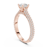 Ladies Ring LR-0348@7 - Rose Gold - Image