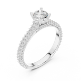Ladies Ring LR-0348@7 - White Gold - Image