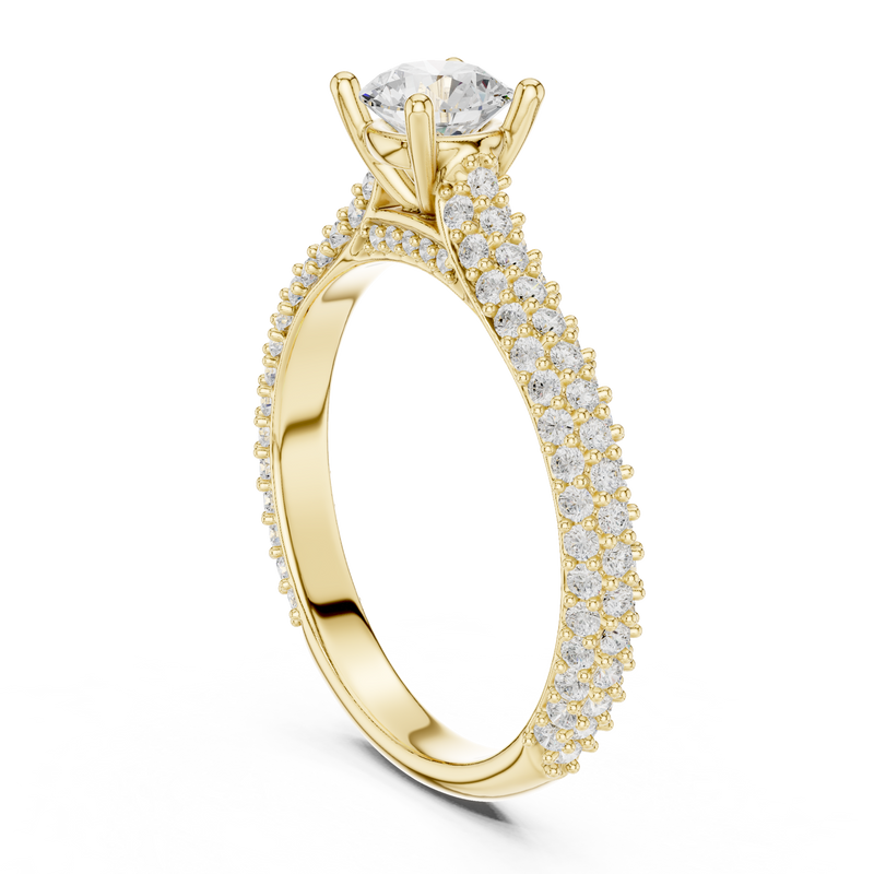 Ladies Ring LR-0348@7 - Yellow Gold - Image