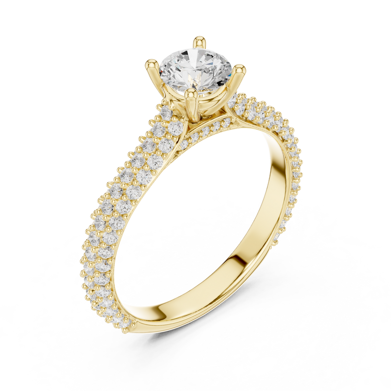 Ladies Ring LR-0348@7 - Yellow Gold - Image