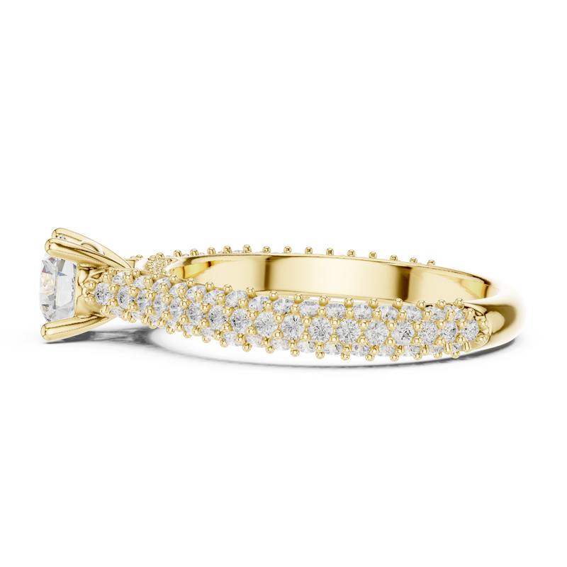 Ladies Ring LR-0348@7 - Yellow Gold - Image