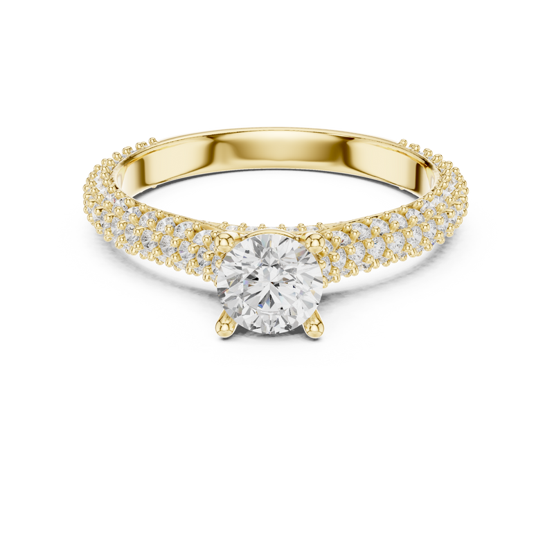 Ladies Ring LR-0348@7 - Yellow Gold - Image