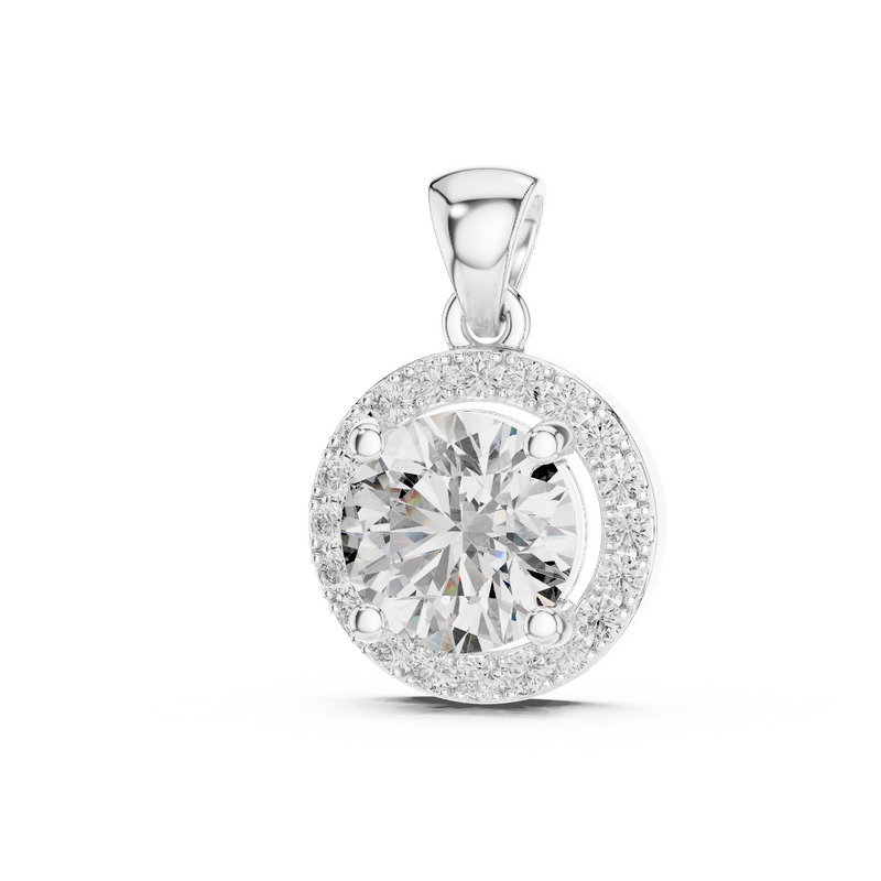 Pendant PND-0002 - White Gold - Image