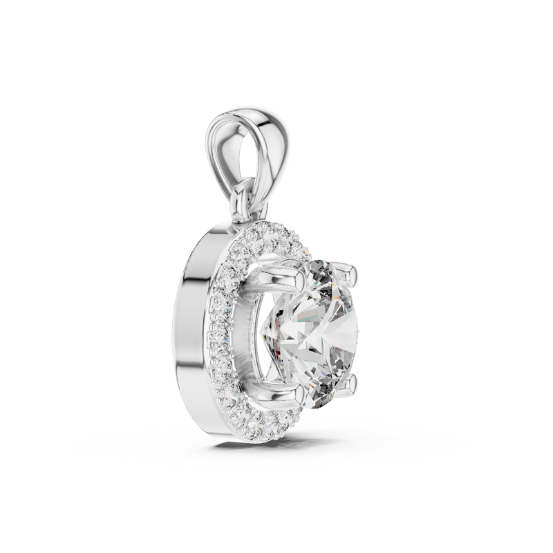 Pendant PND-0002 - White Gold - Image