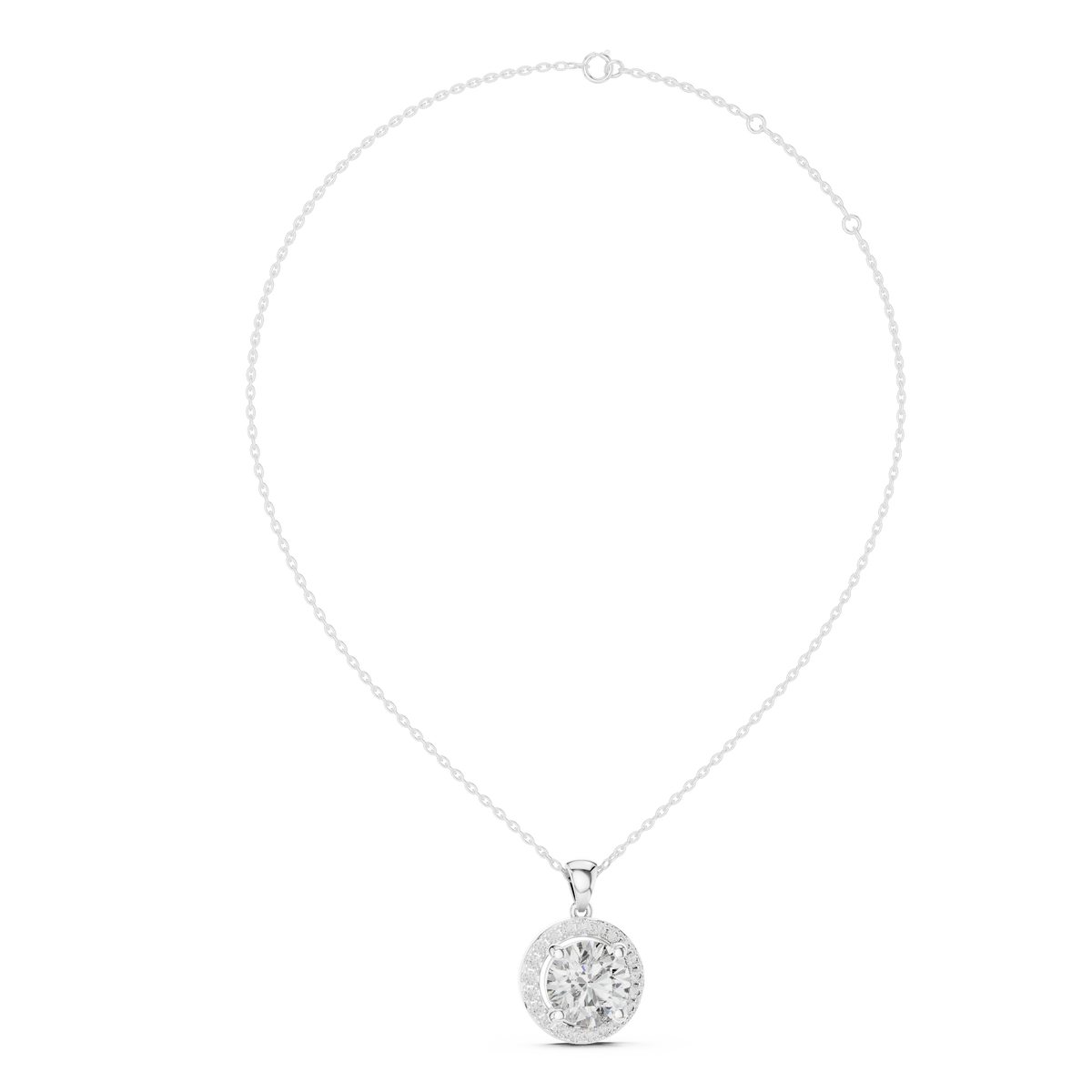 Pendant PND-0003 - White Gold - Image