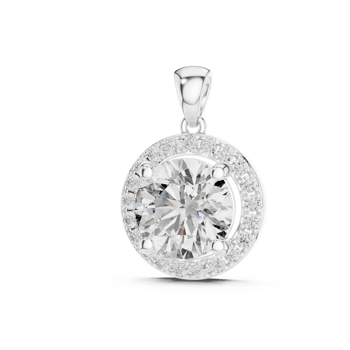 Pendant PND-0003 - White Gold - Image