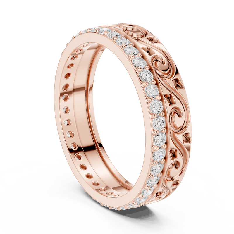 Ladies Ring R22@7 - Rose Gold - Image