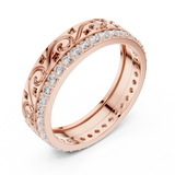 Ladies Ring R22@7 - Rose Gold - Image