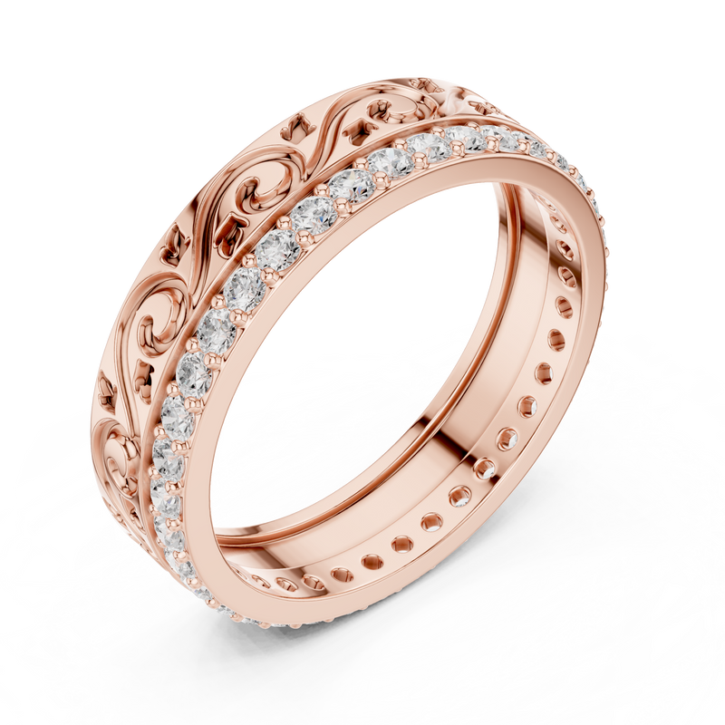 Ladies Ring R22@7 - Rose Gold - Image