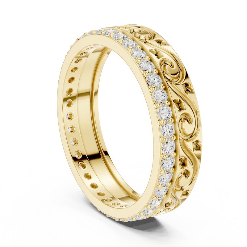 Ladies Ring R22@7 - Yellow Gold - Image