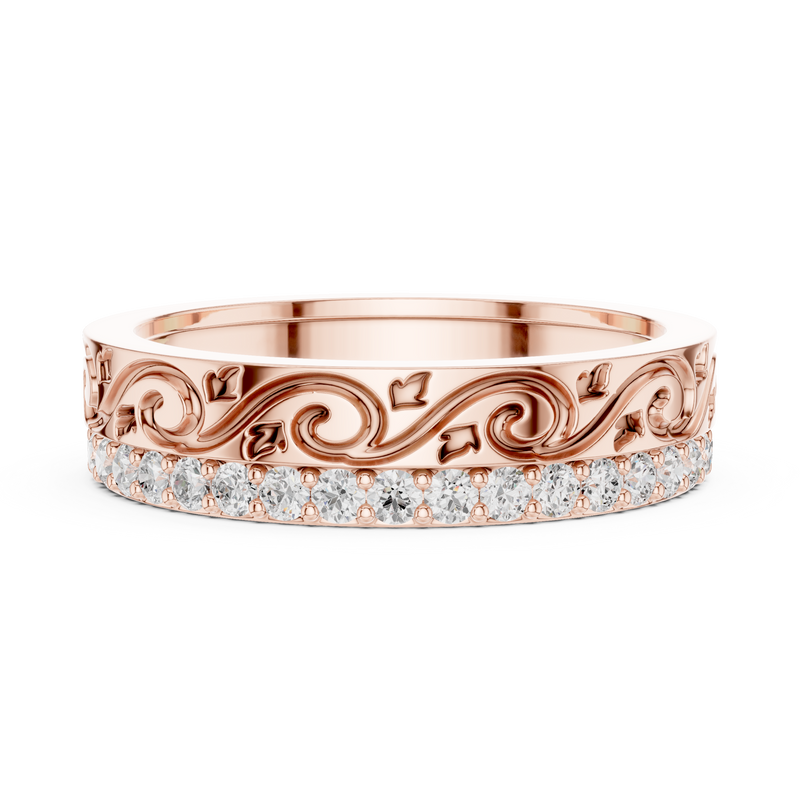 Ladies Ring R22@7 - Rose Gold - Image
