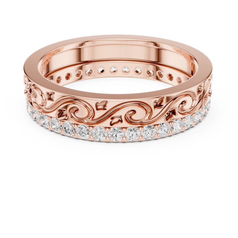 Ladies Ring R22@7 - Rose Gold - Image
