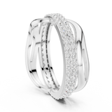 Ladies Ring R23@7 - White Gold - Image