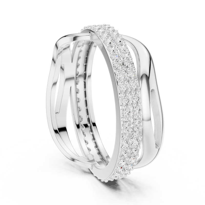 Ladies Ring R23@7 - White Gold - Image