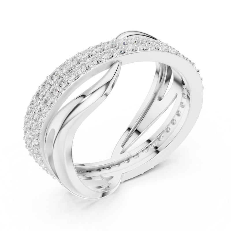 Ladies Ring R23@7 - White Gold - Image