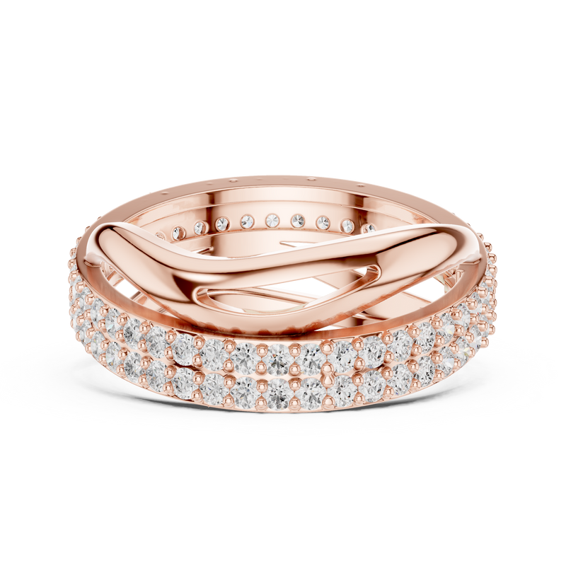 Ladies Ring R23@7 - Rose Gold - Image