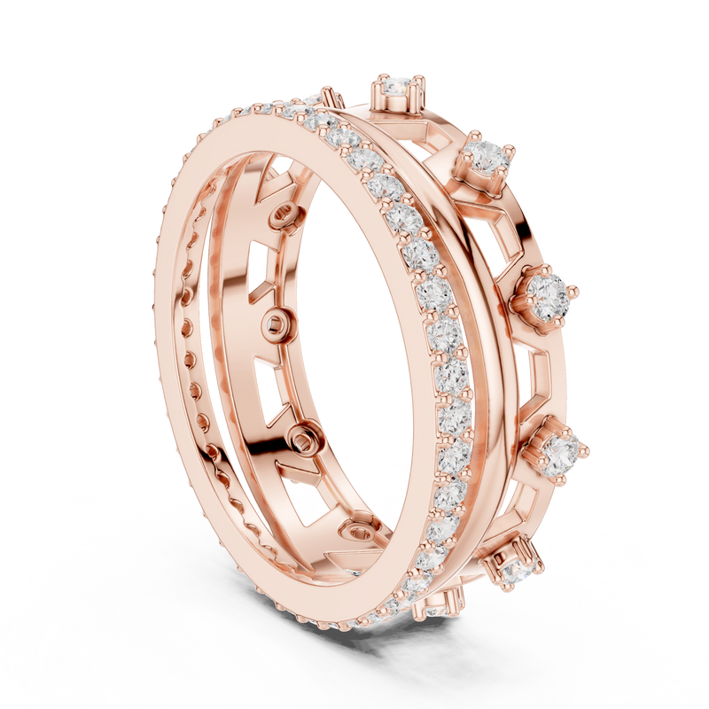 Ladies Ring R24@7 - Rose Gold - Image