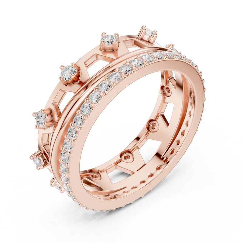 Ladies Ring R24@7 - Rose Gold - Image