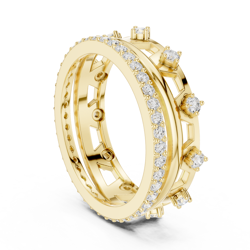 Ladies Ring R24@7 - Yellow Gold - Image