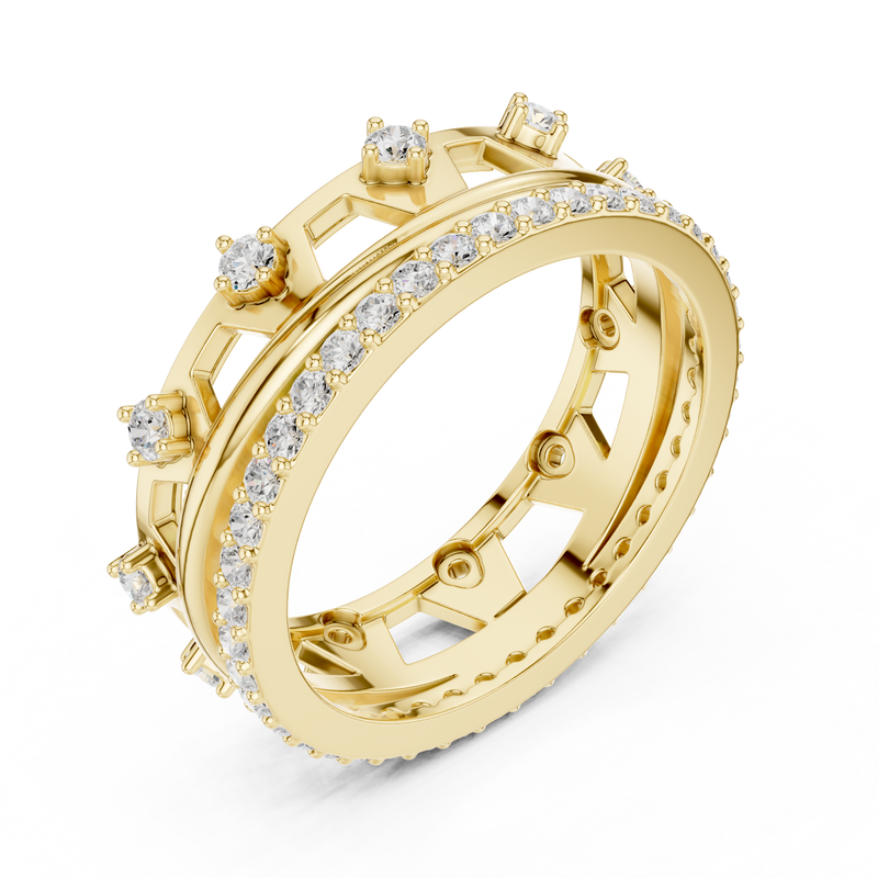 Ladies Ring R24@7 - Yellow Gold - Image