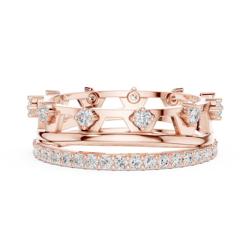 Ladies Ring R24@7 - Rose Gold - Image