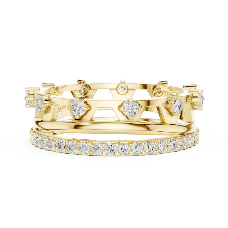 Ladies Ring R24@7 - Yellow Gold - Image