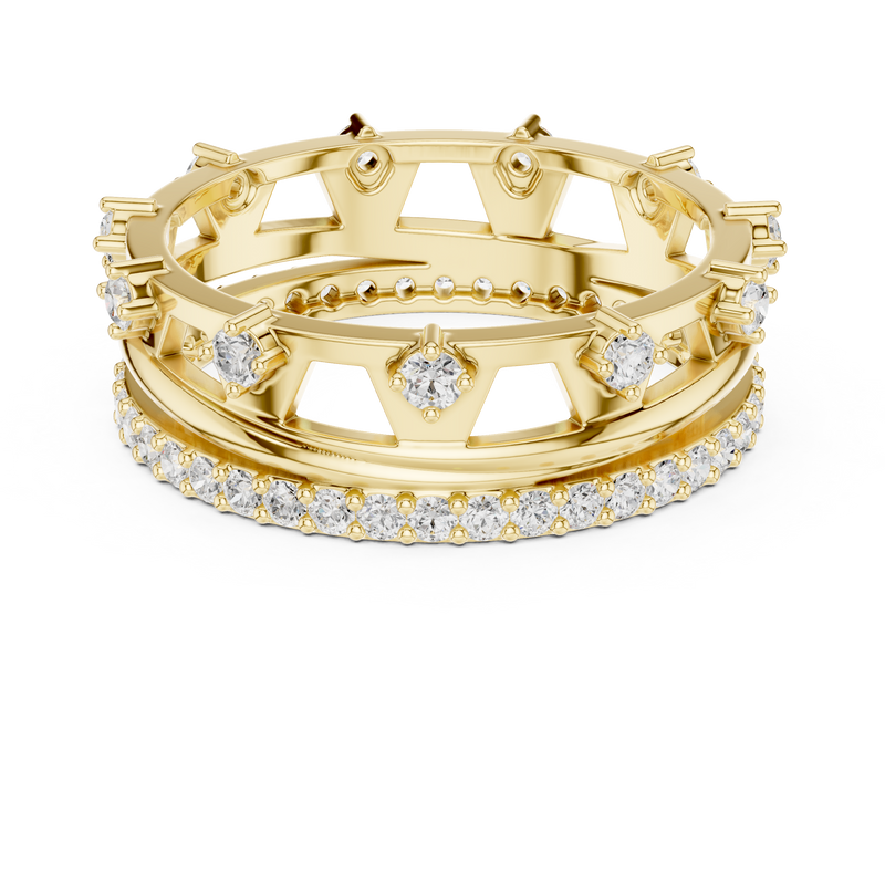 Ladies Ring R24@7 - Yellow Gold - Image