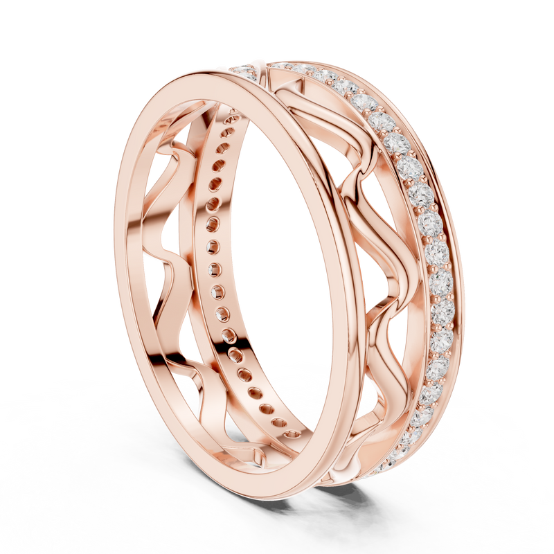 Ladies Ring R25@7 - Rose Gold - Image