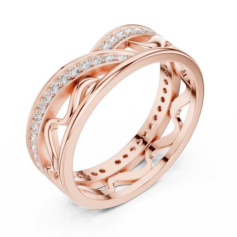 Ladies Ring R25@7 - Rose Gold - Image