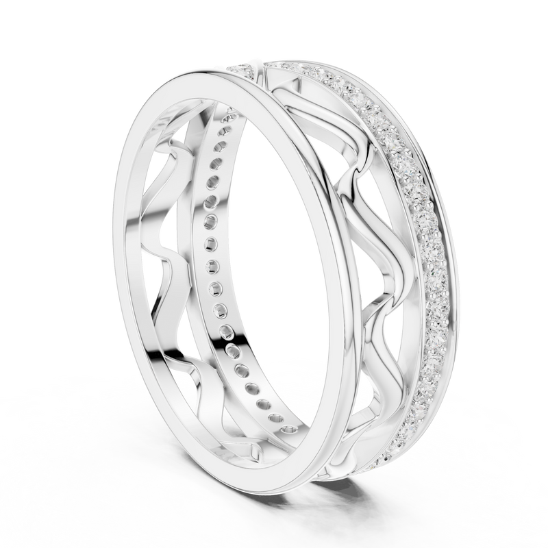 Ladies Ring R25@7 - White Gold - Image