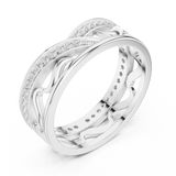 Ladies Ring R25@7 - White Gold - Image