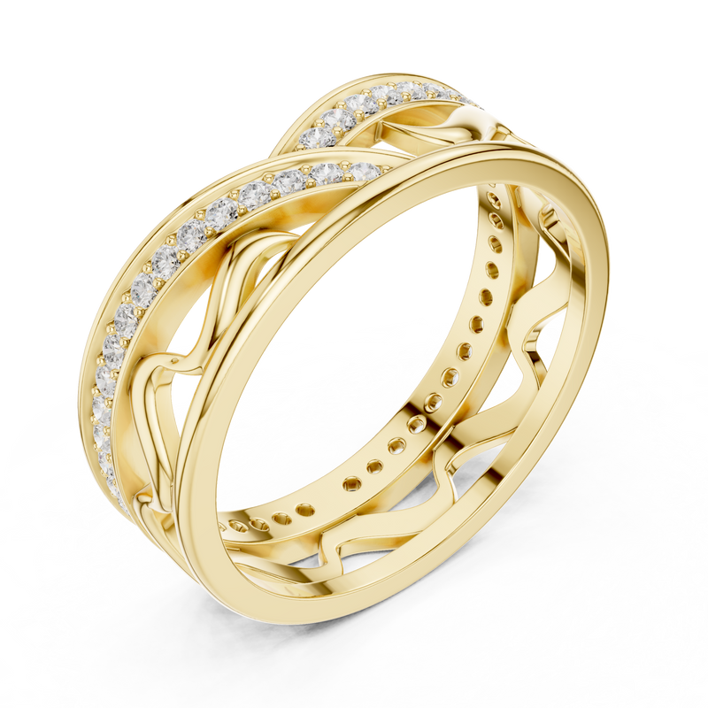 Ladies Ring R25@7 - Yellow Gold - Image