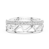 Ladies Ring R25@7 - White Gold - Image