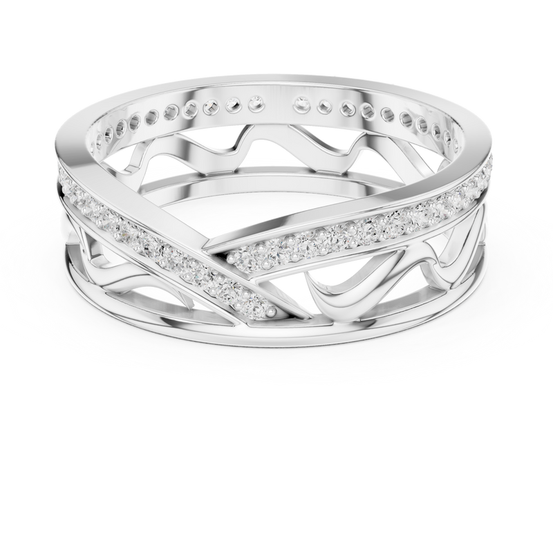 Ladies Ring R25@7 - White Gold - Image