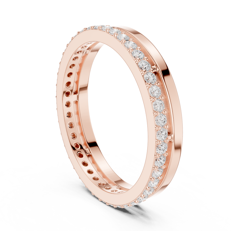 Ladies Ring R26@7 - Rose Gold - Image