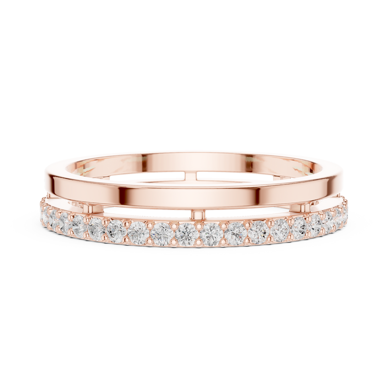 Ladies Ring R26@7 - Rose Gold - Image