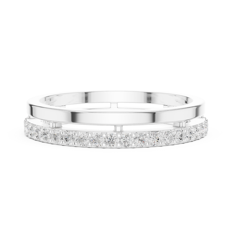 Ladies Ring R26@7 - White Gold - Image