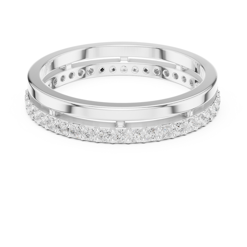 Ladies Ring R26@7 - White Gold - Image