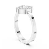 Ladies Ring R28@7 - White Gold - Image