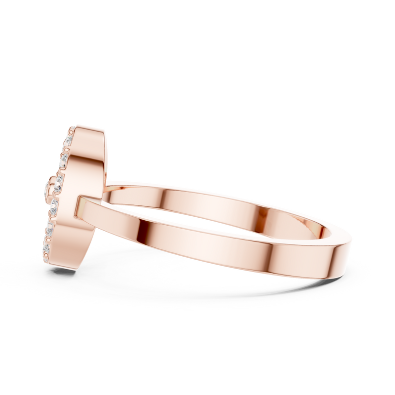 Ladies Ring R28@7 - Rose Gold - Image