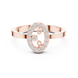 Ladies Ring R28@7 - Rose Gold - Image